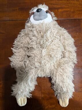 Wild Republic Shaggy Sloth Plush Stuffed Animal